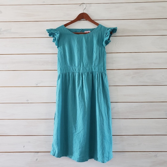 Gor & Sin Linen Apron Style Dress - Picture 1 of 7